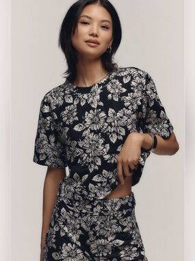 Maeve Knit Boxy Tee